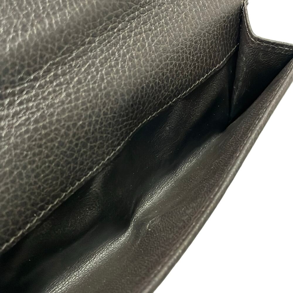 Gucci Blondy Long Wallet 278598 Dark Brown Beige Jacquard Leather - Picture 5 of 8